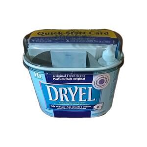 Vintage Dryel At Home Dry Cleaning Starter Kit 16 Garments Original Fresh Scent